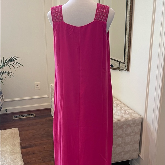 Adrianna Papell size 10 pink sleeveless dress - Picture 4 of 5